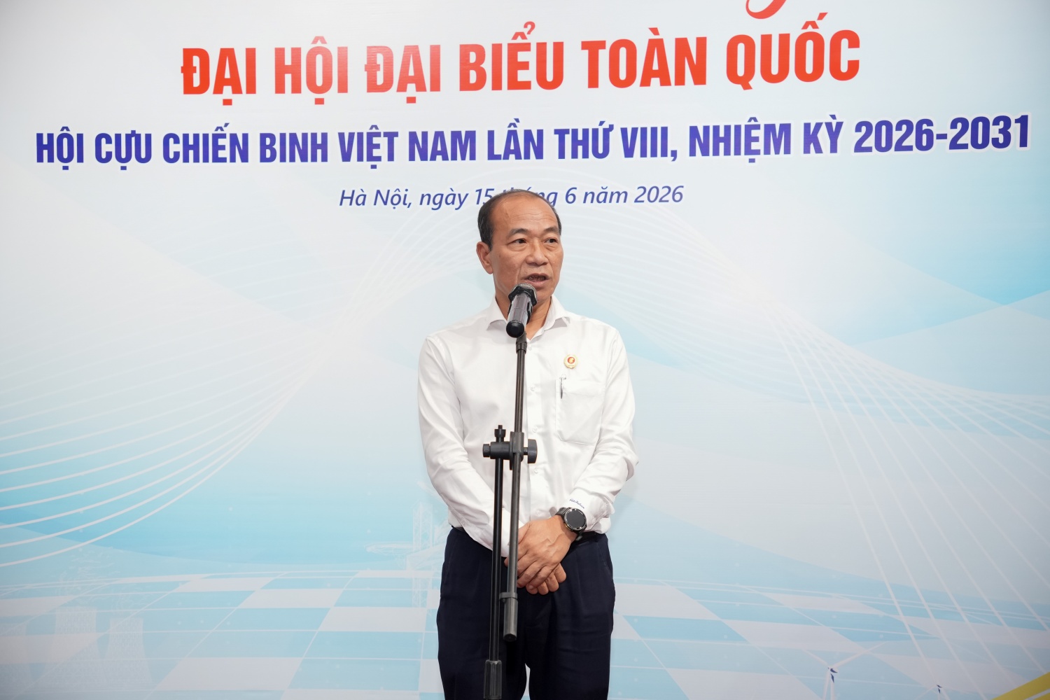 Đồng chí Phạm Quang Dũng - Ủy viên Ban Thường vụ Trung ương Hội CCB Việt Nam, Ủy viên BTV Đảng ủy, Chủ tịch Hội CCB Petrovietnam gửi lời cảm ơn các đại biểu đã tham dự buổi gặp mặt, đồng thời nhấn mạnh đây là hoạt động có ý nghĩa trước thềm Đại hội Đại biểu Toàn quốc Hội CCB Việt Nam lần thứ VIII.