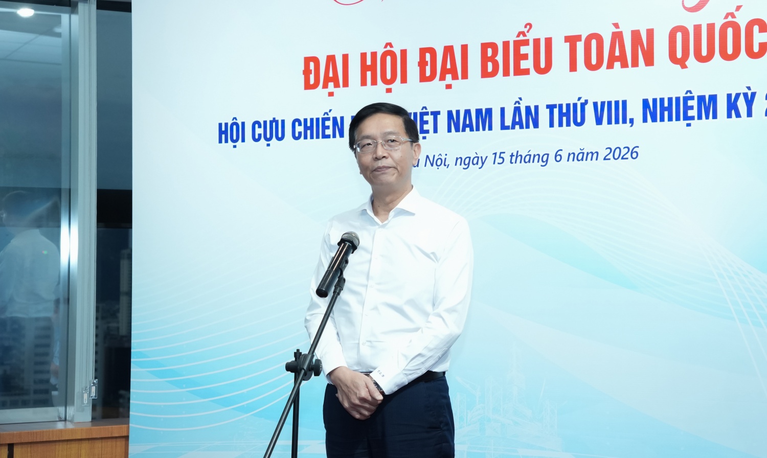 Đồng chí Trần Quang Dũng - Phó Bí thư Thường trực Đảng ủy Petrovietnam gửi lời chúc mừng tới Đại hội đại biểu toàn quốc Hội CCB Việt Nam lần thứ VIII, nhiệm kỳ 2026 - 2031, đồng thời chúc các đại biểu tham dự Đại hội tiếp tục phát huy tinh thần trách nhiệm, đóng góp nhiều ý kiến tâm huyết, góp phần vào thành công chung của Đại hội.