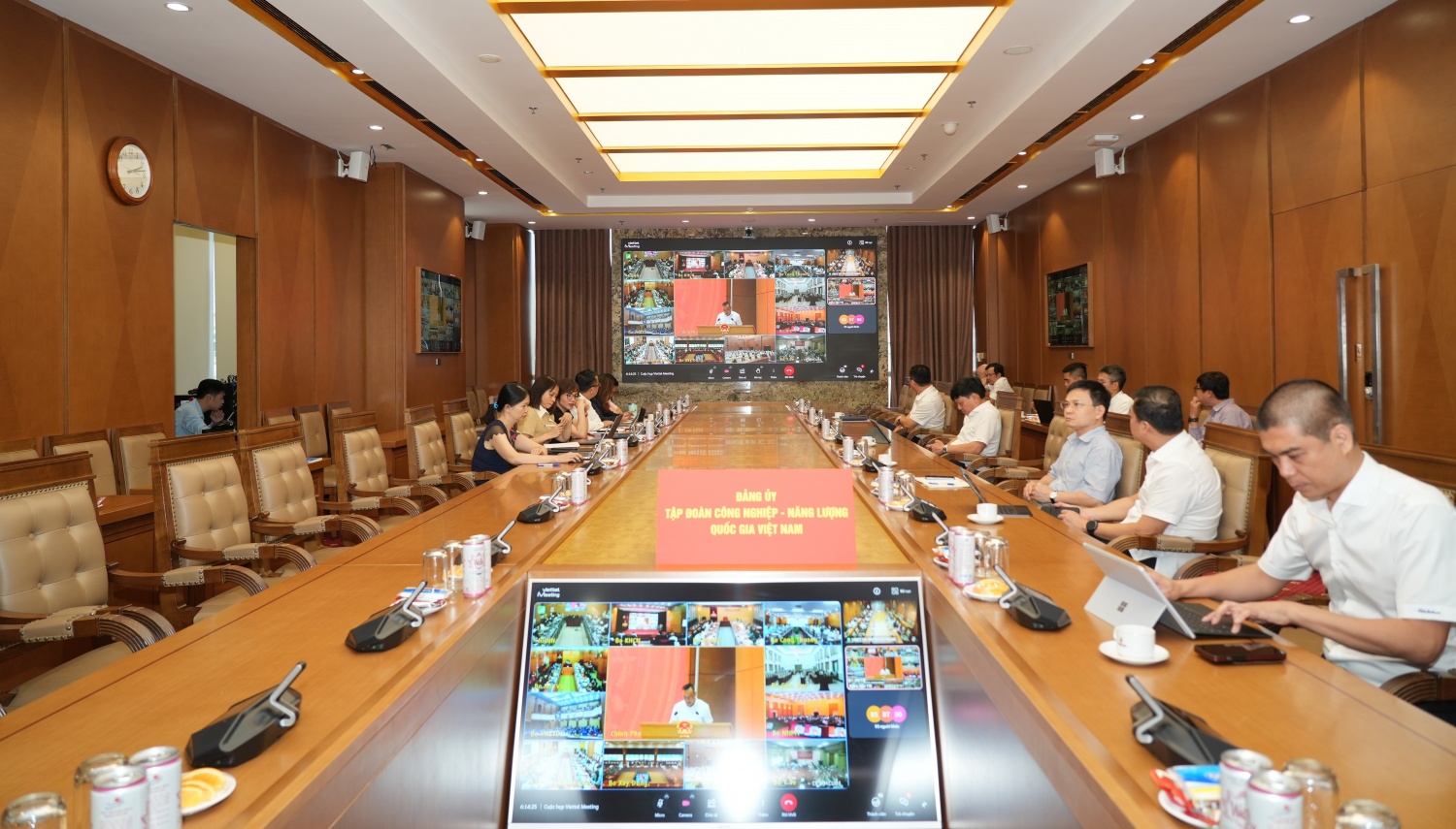 Điểm cầu Đảng ủy Petrovietnam.