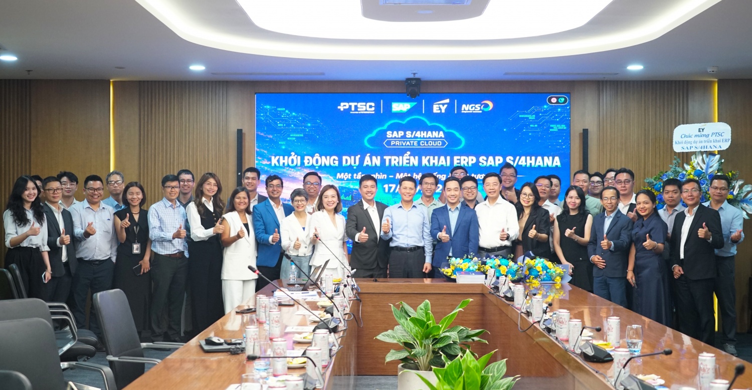 Với sự thống nhất, cam kết và phối hợp của PTSC, Liên danh EY - NGS cùng SAP, Dự án triển khai Hệ thống ERP SAP S/4HANA được kỳ vọng sẽ tạo nền tảng vững chắc để PTSC hiện thực hóa định hướng “Một tầm nhìn - Một hệ thống - Một tương lai”.