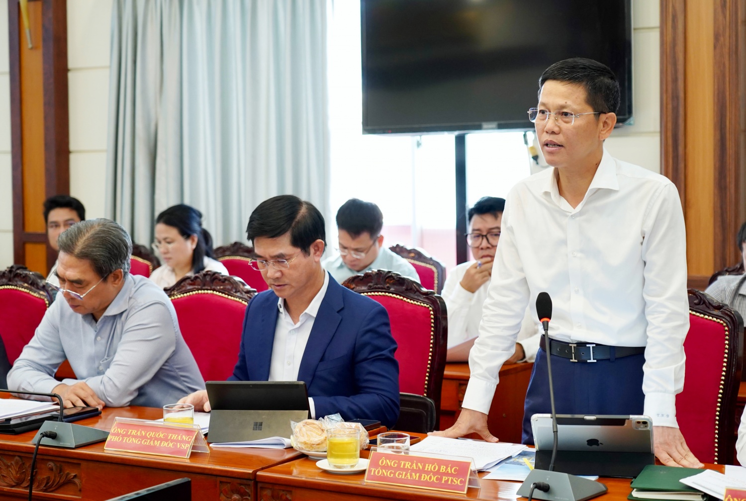 Tổng Giám đốc PTSC Trần Hồ Bắc kiến nghị quy định cụ thể về áp dụng tỷ lệ nội địa hóa để phát triển dịch vụ kỹ thuật dầu khí chất lượng cao trong nước