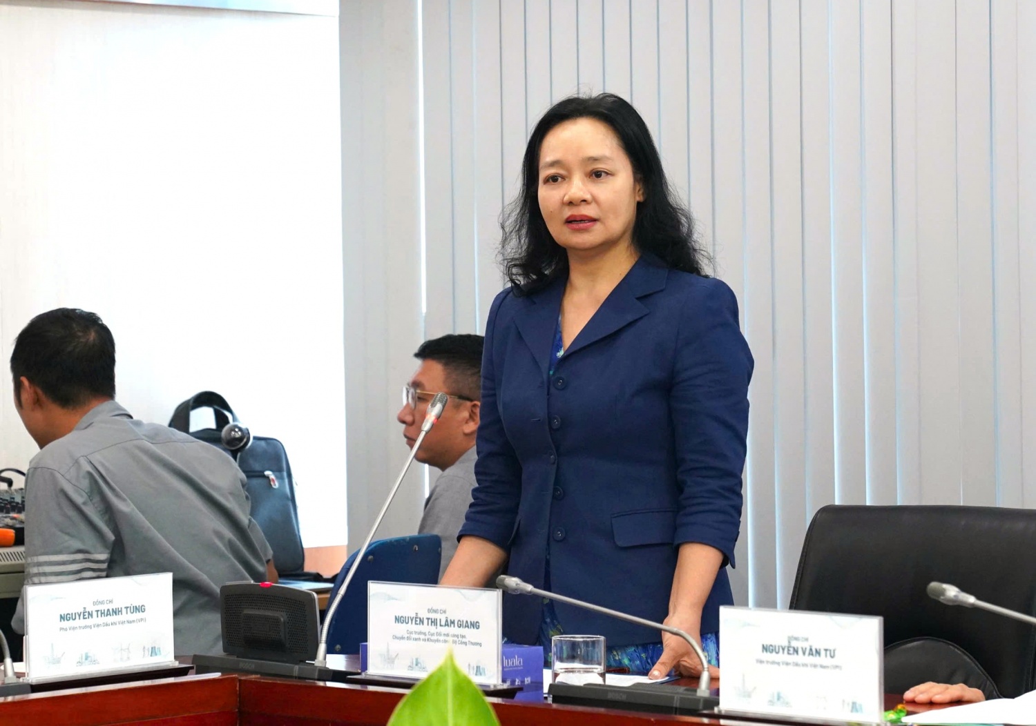 Bà Nguyễn Thị Lâm Giang - Cục trưởng Cục Đổi mới sáng tạo, Chuyển đổi xanh và Khuyến công (Bộ Công Thương) đánh giá cao sự hợp tác giữa VPI và NSMO.