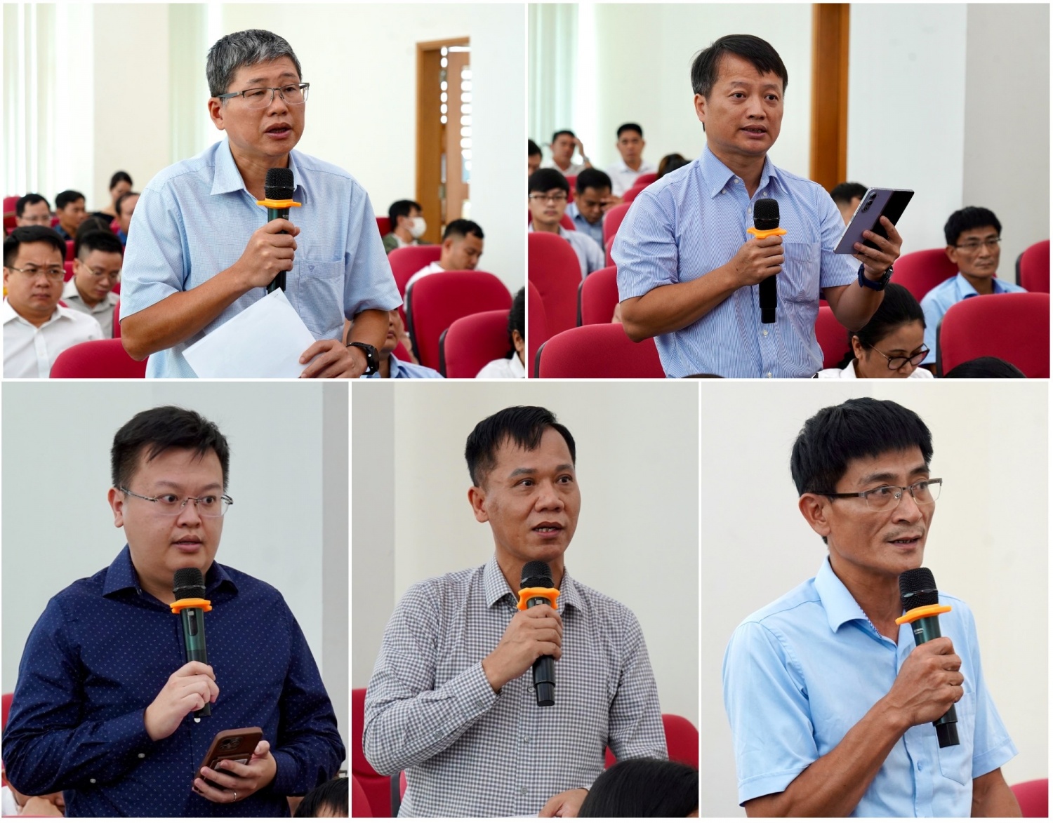 Đại diện các ban chuyên môn, đơn vị thành viên Petrovietnam đóng góp ý kiến tại hội thảo.