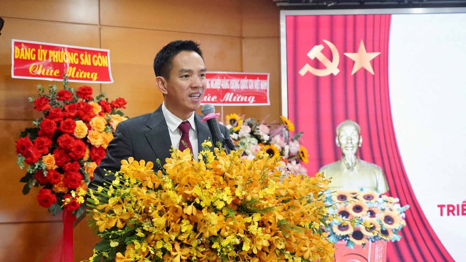 Ông Phạm Xuân Phúc khẳng định Đảng bộ PQPOC sẽ luôn bám sát các định hướng, chương trình, kế hoạch của Petrovietnam trong thực hiện nhiệm vụ chính trị.