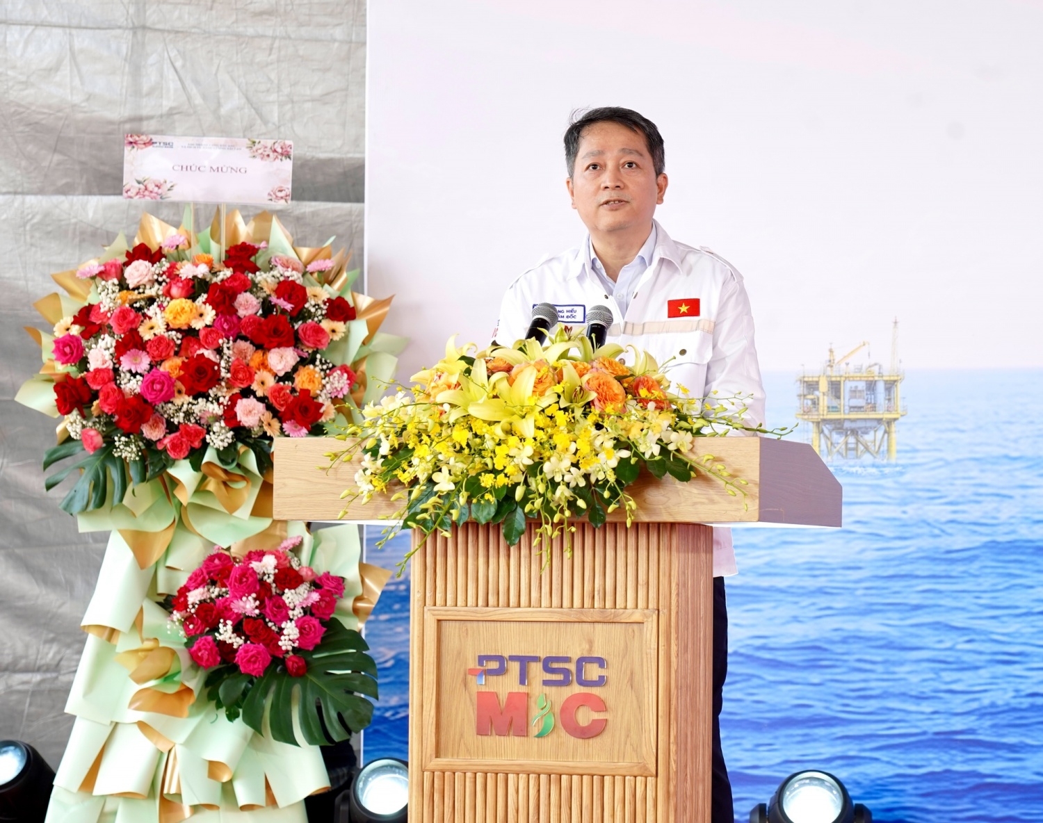 Ông Lê Quang Hiếu, Phó Giám đốc PTSC M&C: Cột mốc hoàn thành load-out là thành quả của tinh thần đồng lòng, sự tận tâm và phối hợp chặt chẽ giữa toàn bộ đội ngũ dự án cùng các đối tác, khách hàng trong suốt hơn 2 năm triển khai.