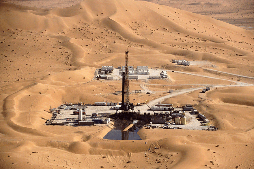 Hoạt động khai thác dầu khí tại Algeria.