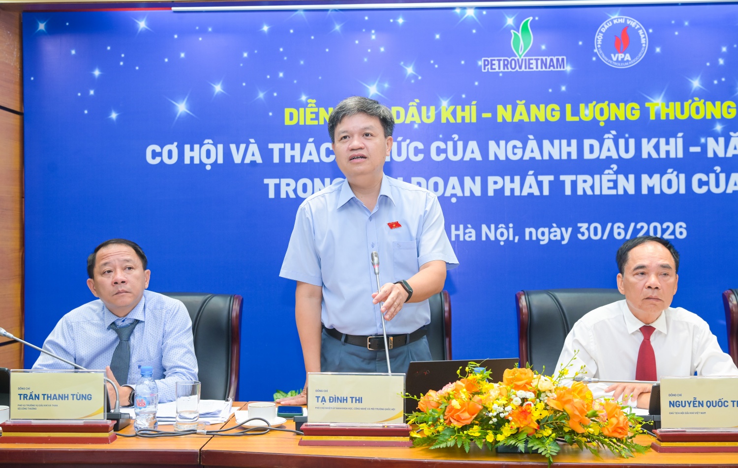 Ông Tạ Đình Thi - Phó Chủ nhiệm Ủy ban Khoa học, Công nghệ và Môi trường của Quốc hội.