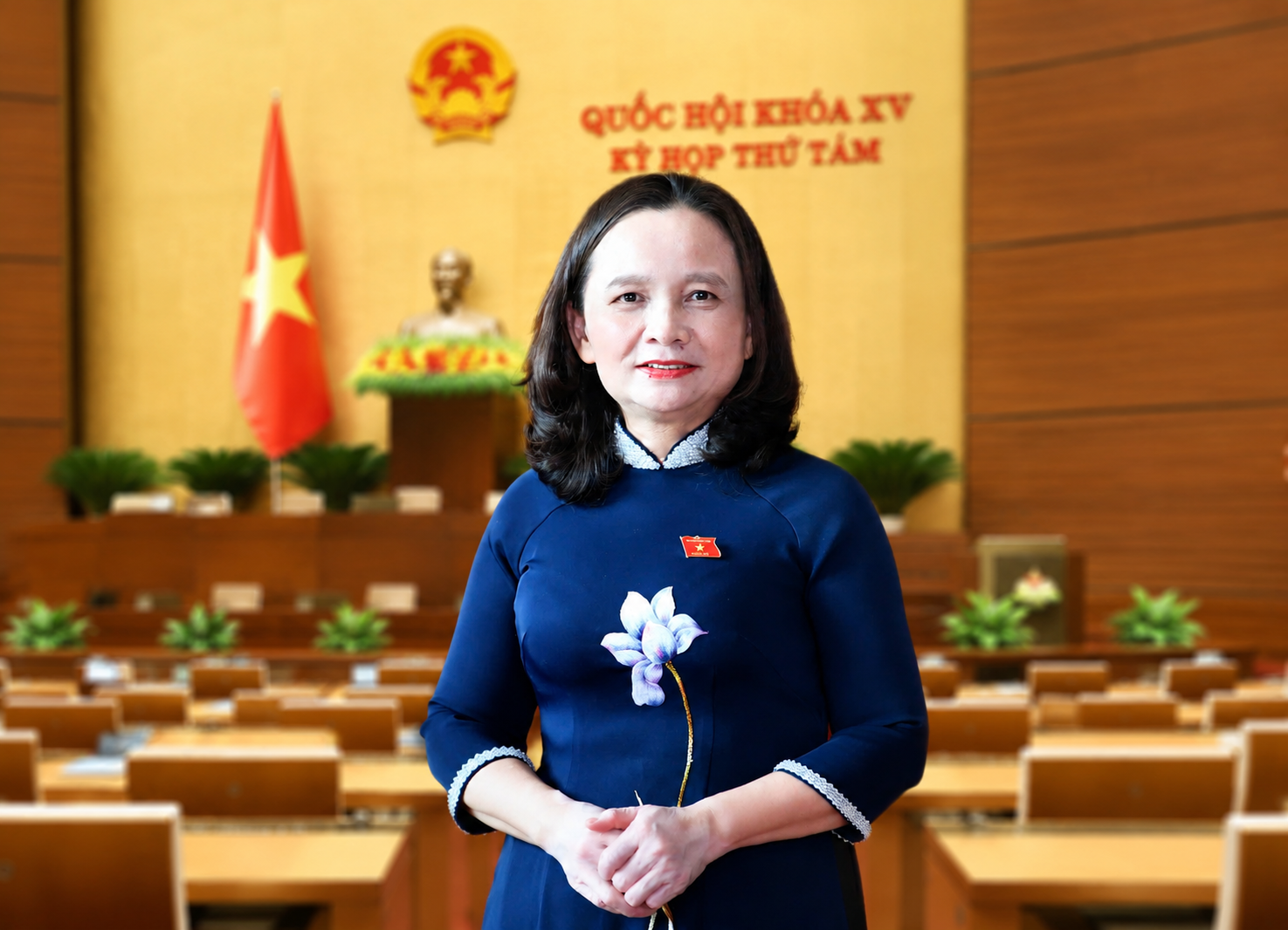 Bà Cầm Thị Mẫn, Đại biểu Quốc hội chuyên trách tỉnh Thanh Hóa khóa XIV, XV
