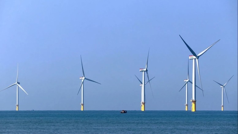 Việt Nam đặt mục tiêu phát triển khoảng 17.000 MW điện gió ngoài khơi vào năm 2035 (Ảnh minh họa)