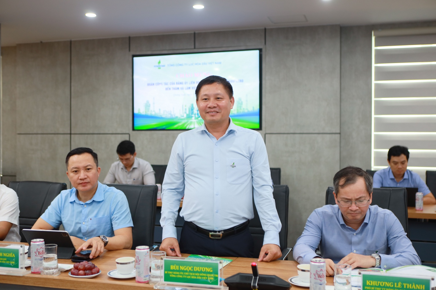 Đồng chí Bùi Ngọc Dương - Bí thư Đảng ủy, Chủ tịch HĐQT BSR đánh giá cao mối quan hệ gắn kết chiến lược giữa BSR và Vietsovpetro.