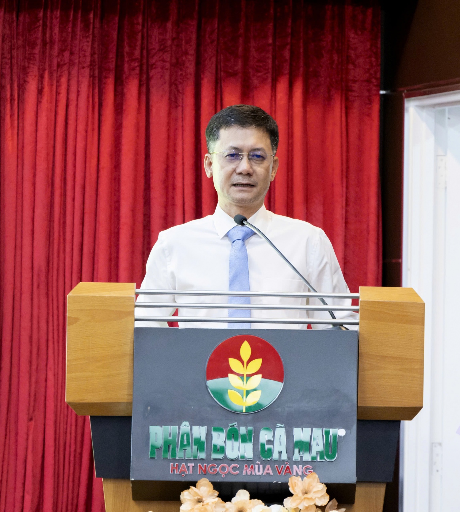 Ông Nguyễn Duy Hải phát biểu nhận nhiệm vụ.