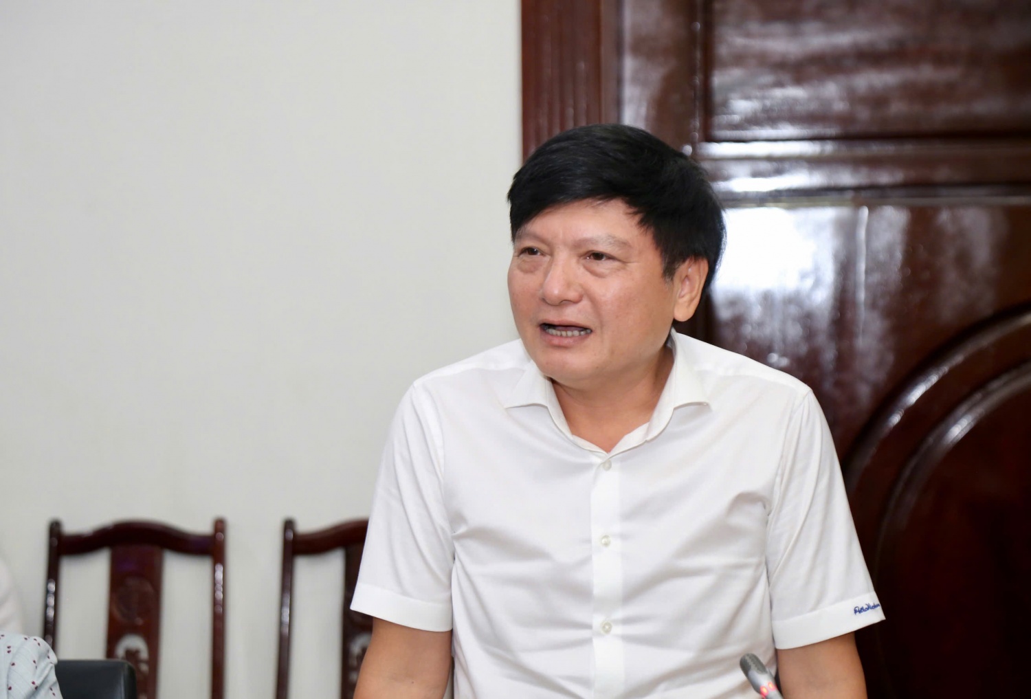 Đồng chí Lê Anh Chiến - Phó Trưởng Ban Tuyên giáo và Dân vận Đảng ủy Petrovietnam đề nghị Đoàn Thanh niên Tập đoàn tiếp tục phát huy vai trò xung kích trong thực hiện nhiệm vụ chính trị.