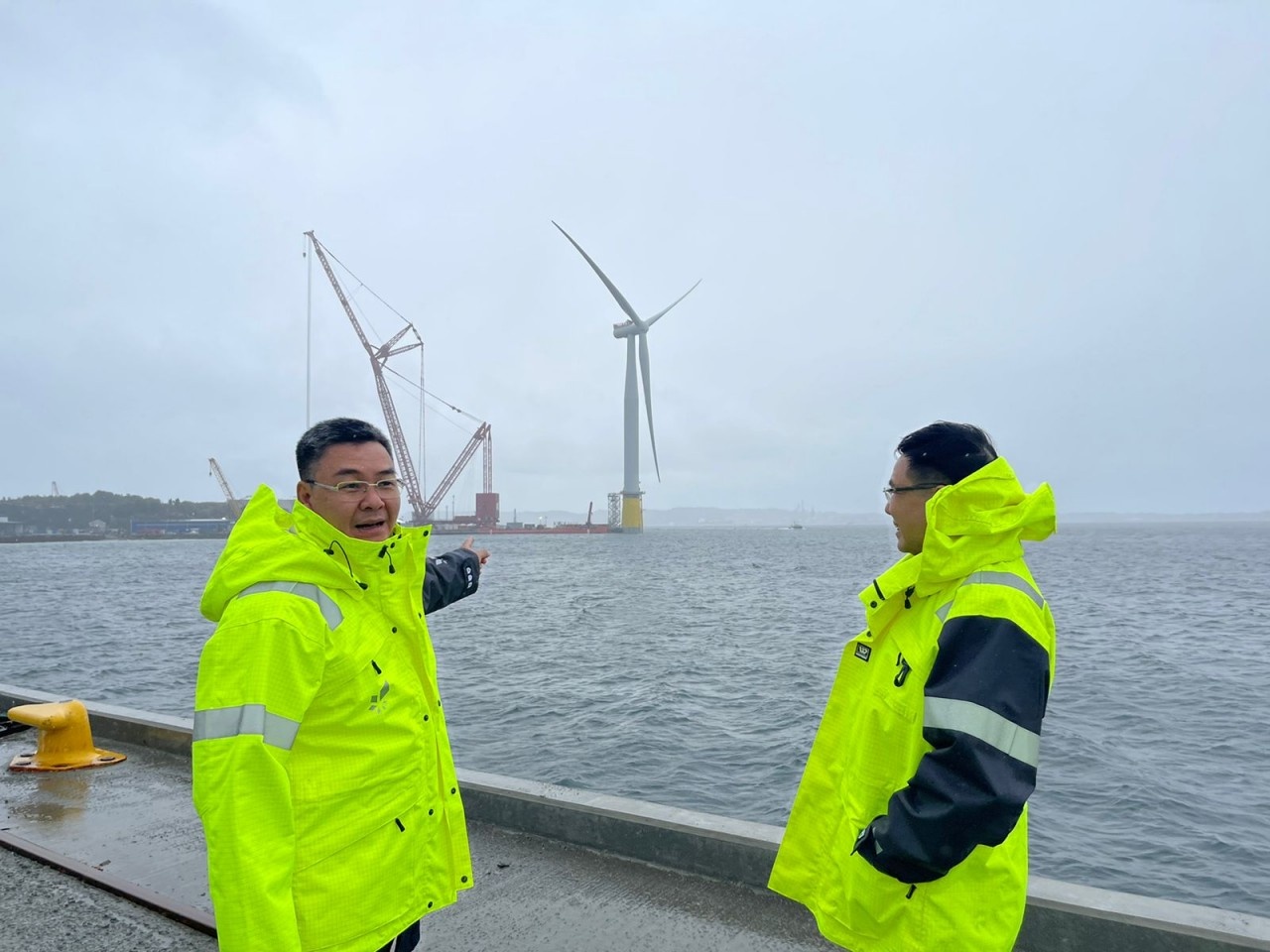 Lãnh đạo Petrovietnam khảo sát dự án Điện gió ngoài khơi đế nổi Hywind Tampen của Equinor tại Gulen, Na Uy năm 2022