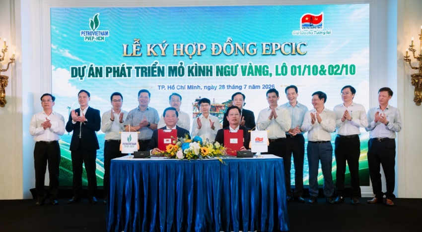 Lễ ký kết hợp đồng EPCIC Dự án phát triển mỏ Kình Ngư Vàng (Lô 01/10 & 02/10)