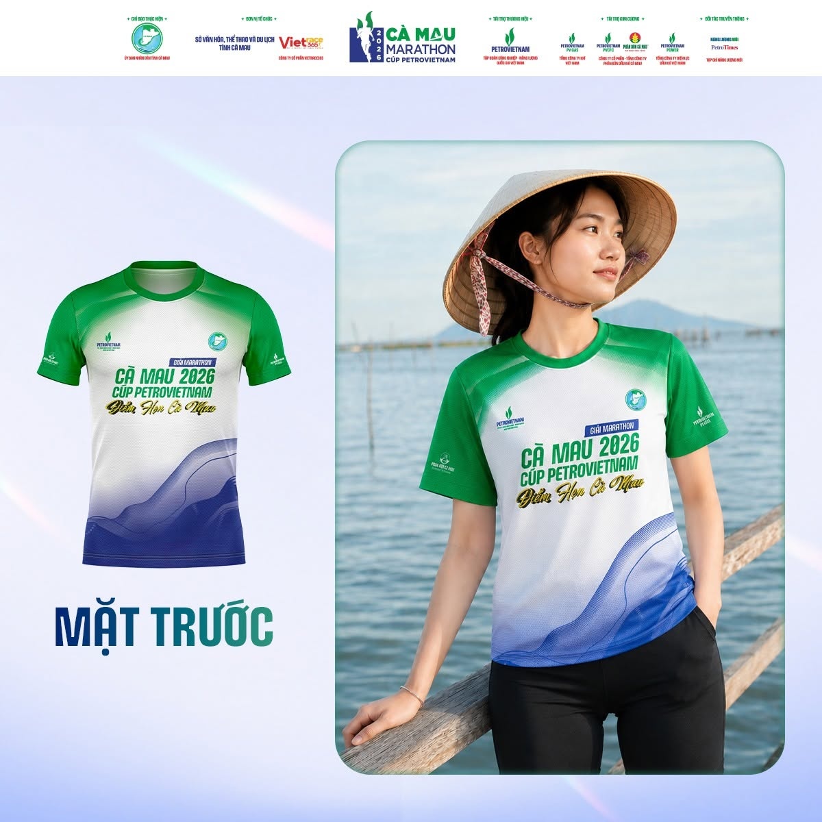 Áo đấu của Cà Mau Marathon 2026 - Cúp PETROVIETNAM.