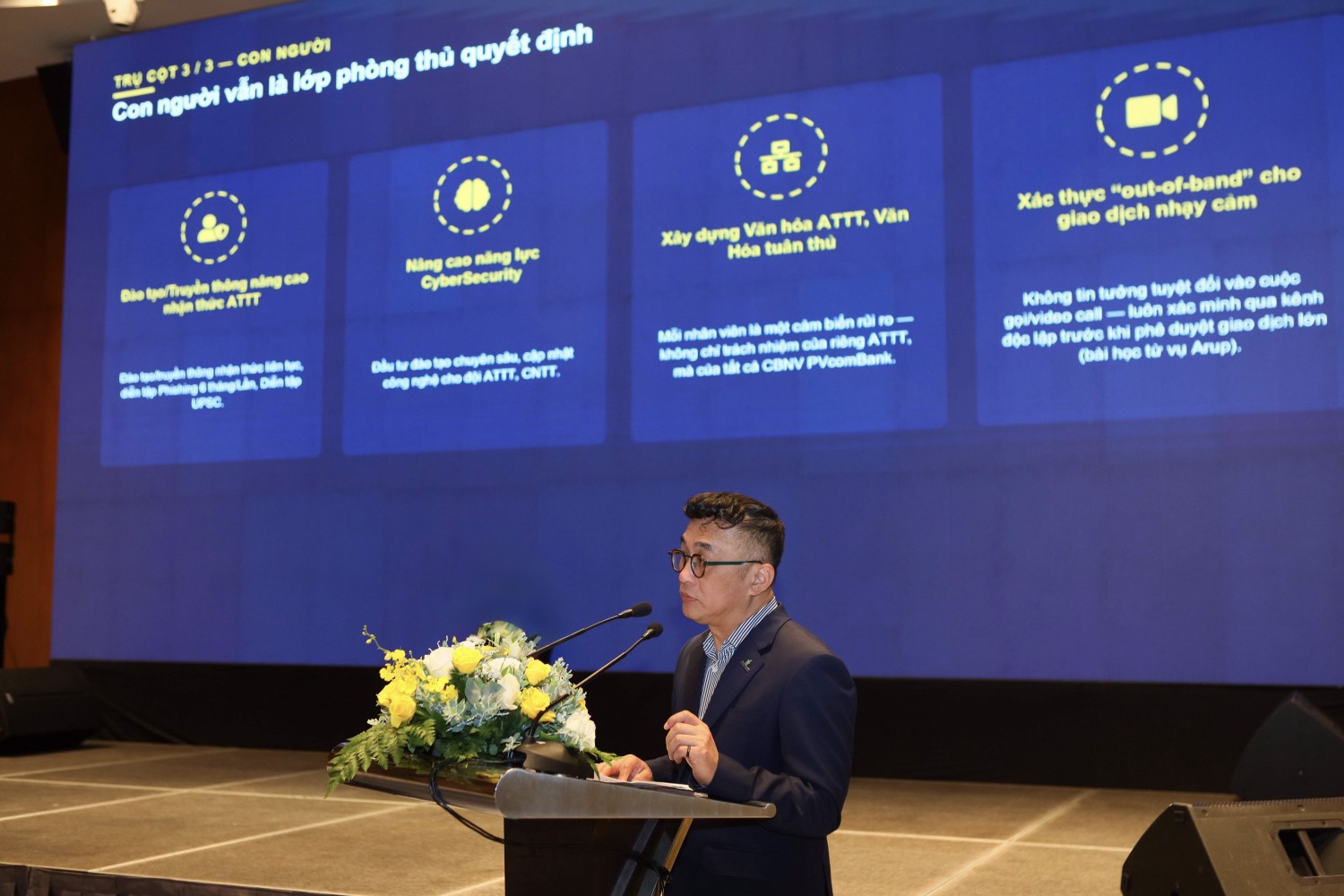 Phó Tổng giám đốc PETROVIETNAM Phan Tử Giang cho rằng, an ninh mạng đã trở thành bộ phận rất quan trọng của an toàn sản xuất, kinh doanh.