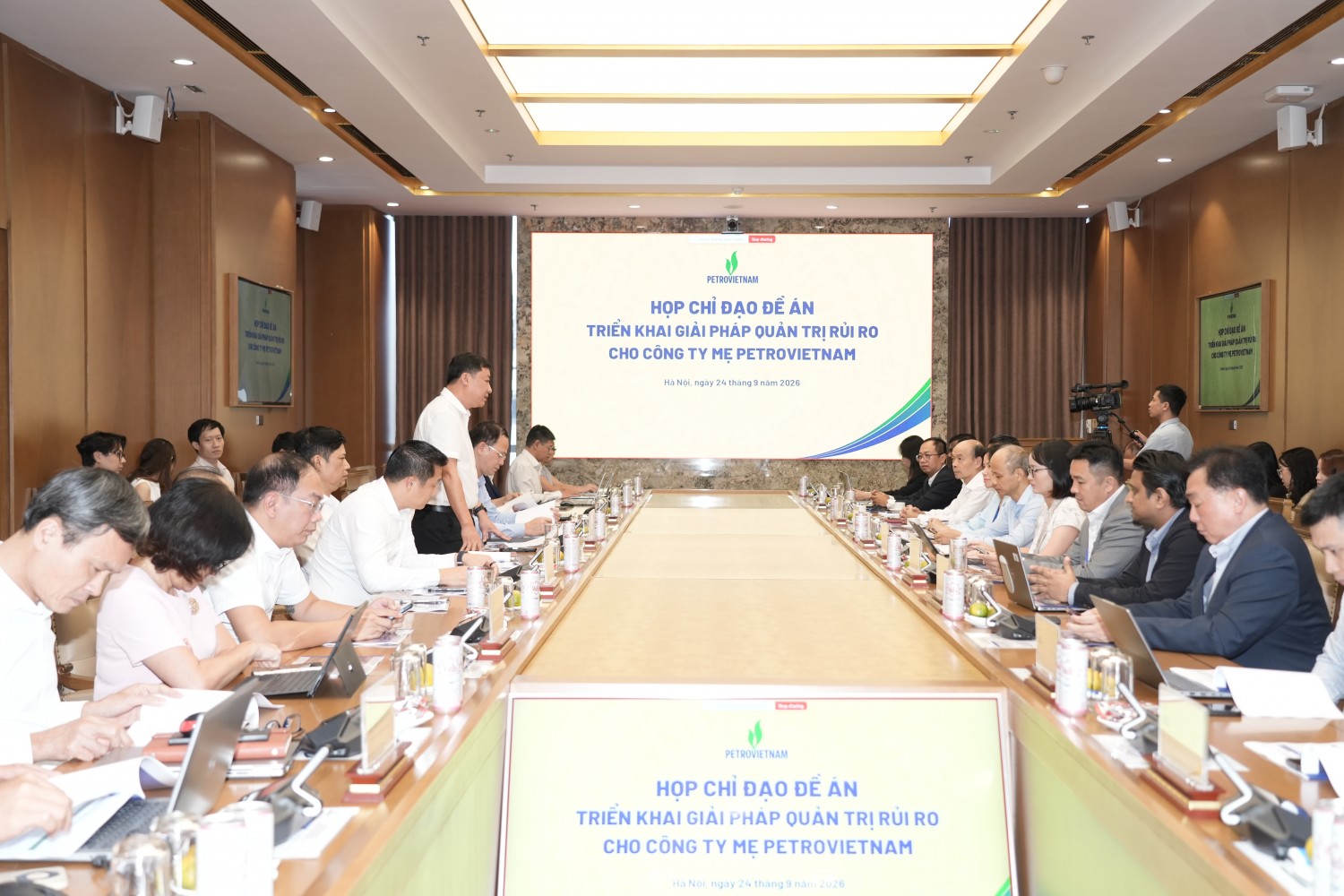 Cuộc họp khởi động Đề án “Triển khai giải pháp quản trị rủi ro” cho Công ty mẹ PETROVIETNAM.