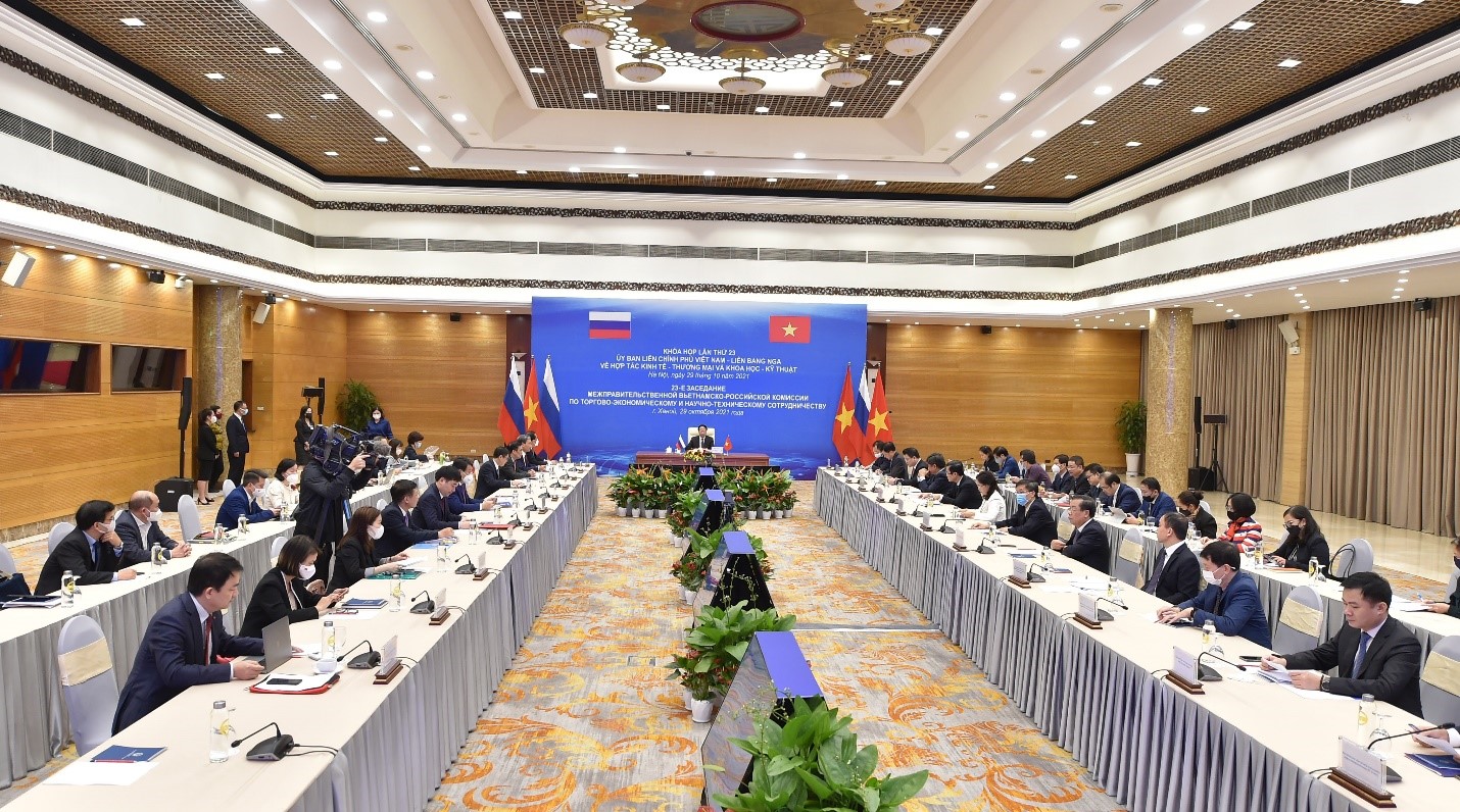 23rd meeting of Vietnam - Russia Inter-Governmental Committee on economic - trade and scientific - technical cooperation co-chaired by Vietnamese Deputy Prime Minister Le Van Thanh and Russian Deputy Prime Minister Dmitry Chernyshenko