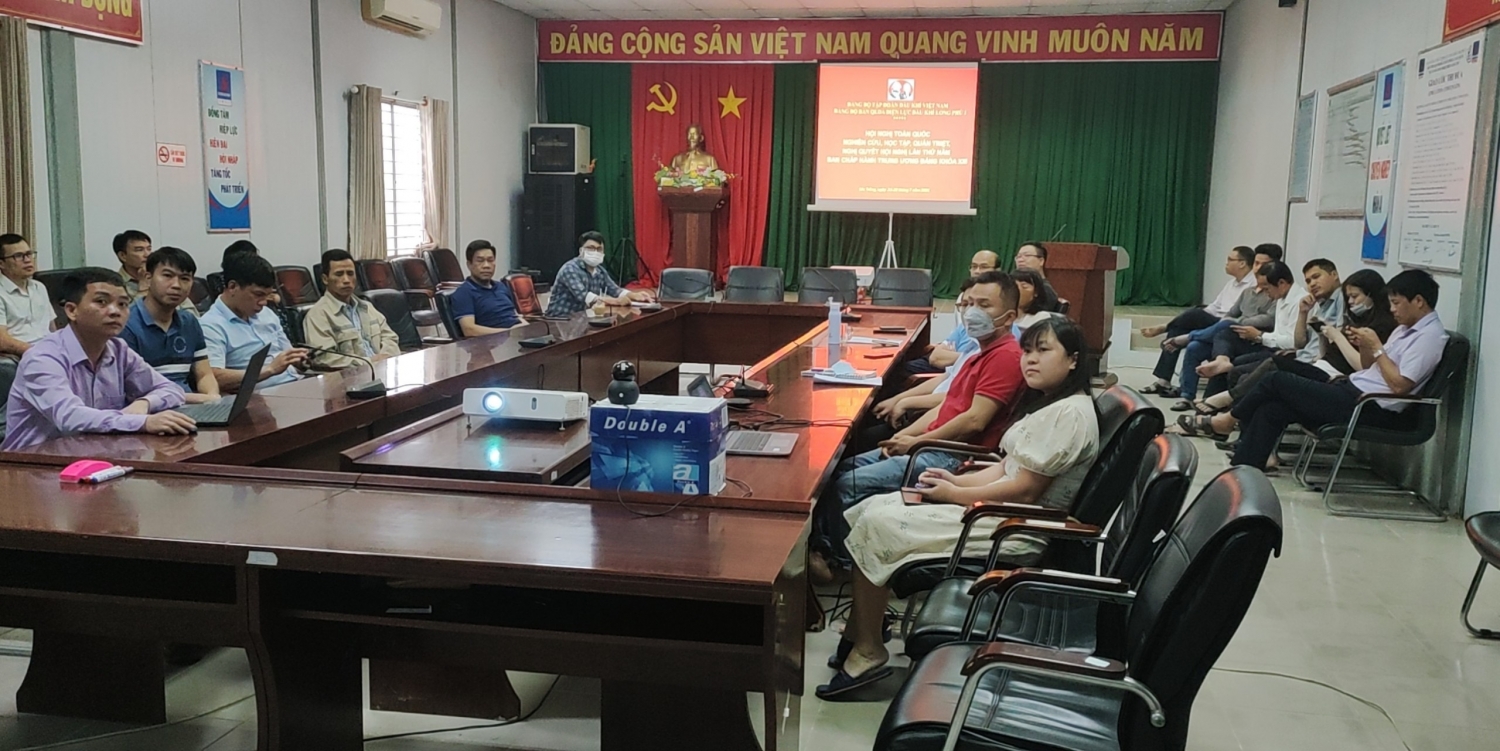 Đảng ủy Tập đoàn Dầu khí Quốc gia Việt Nam tổ chức học tập quán triệt
