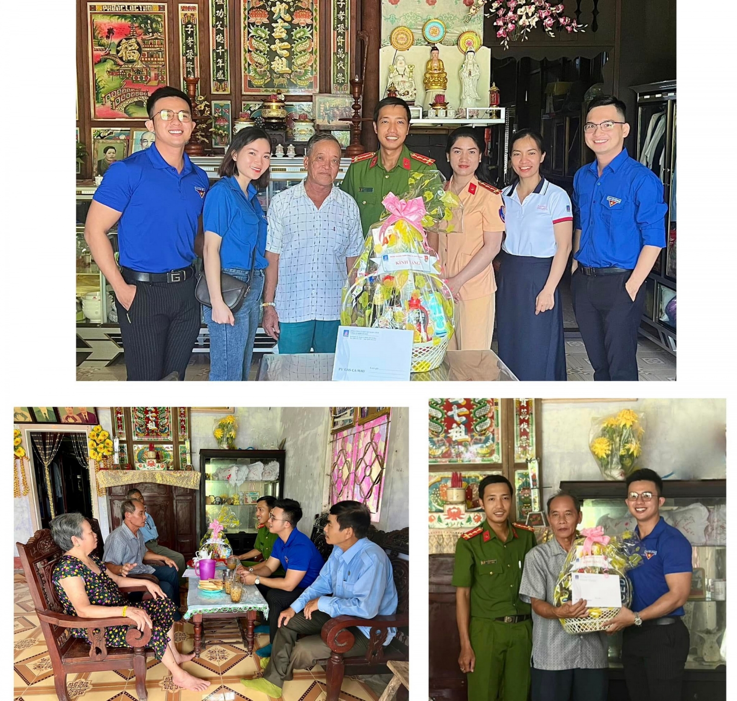 oàn thanh niên KCM phối hợp cùng Đoàn Thanh niên Công an Cà Mau gặp gỡ thăm hỏi các gia đình chính sách, có công với cách mạng oàn thanh niên KCM phối hợp cùng Đoàn Thanh niên Công an Cà Mau gặp gỡ thăm hỏi các gia đình chính sách, có công với cách mạng