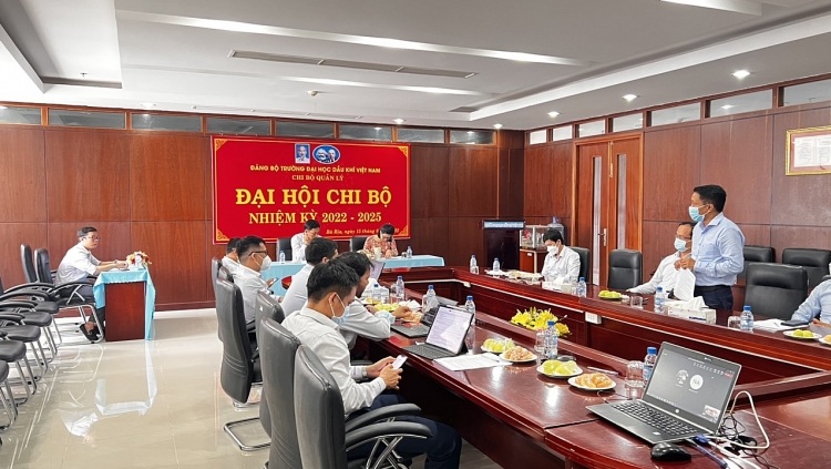 Chi bộ Quản lý Đảng bộ PVU tổ chức thành công Đại hội nhiệm kỳ 2022-2025