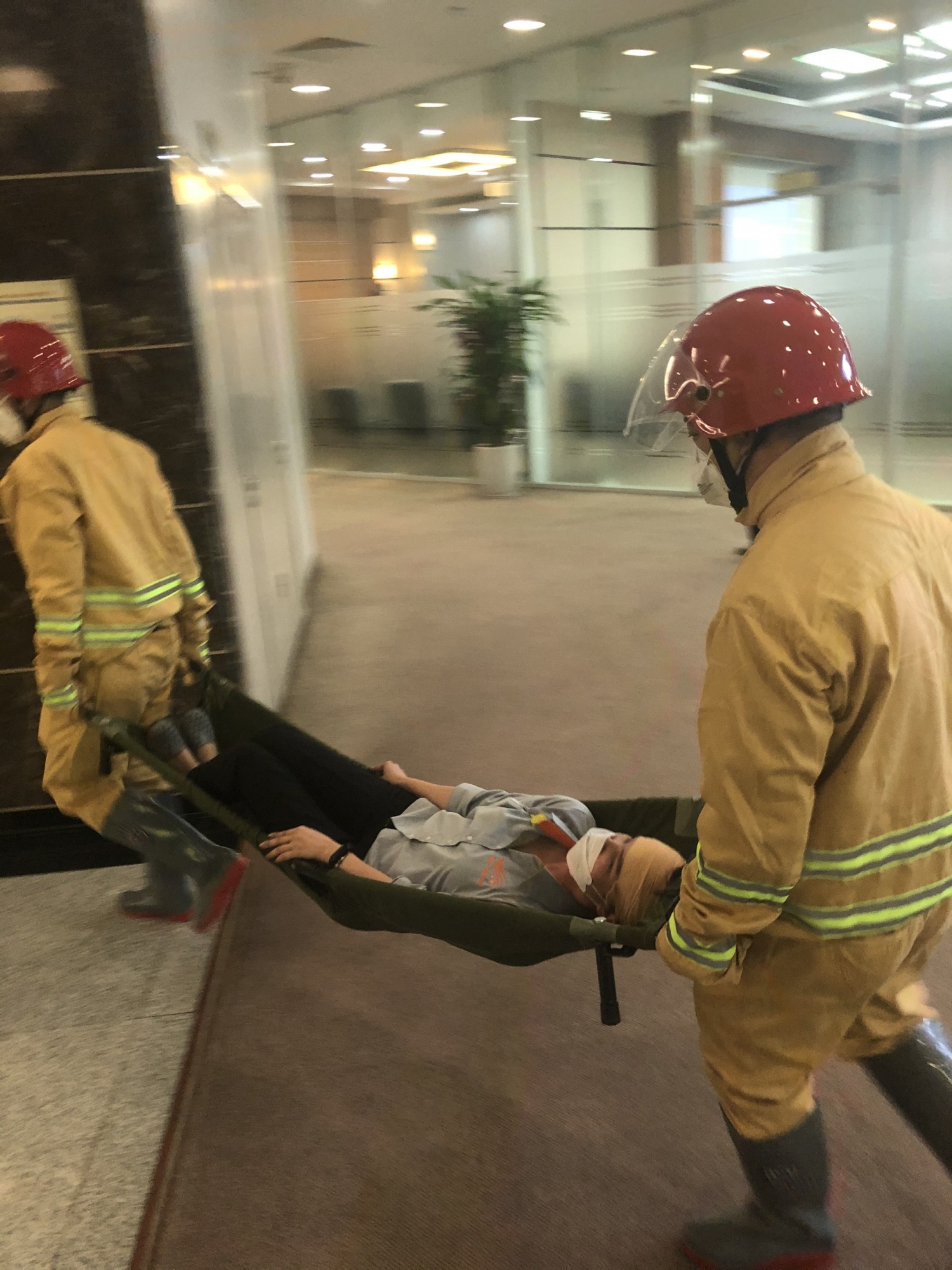 Diễn tập PCCC tại trụ sở Petrovietnam