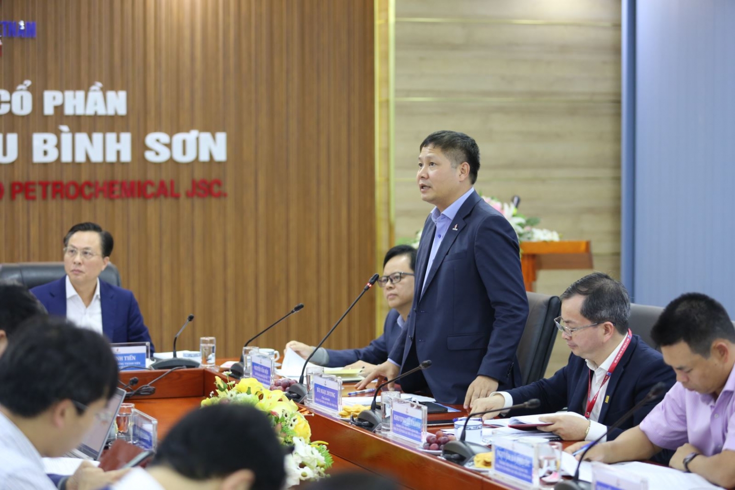 Đoàn giám sát Petrovietnam làm việc tại BSR Đoàn giám sát Petrovietnam làm việc tại BSR