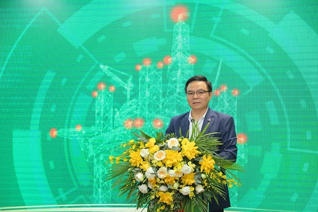 Tổng Giám đốc Petrovietnam Lê Mạnh Hùng phát biểu tại Hội thảo. Tổng Giám đốc Petrovietnam Lê Mạnh Hùng phát biểu tại Hội thảo.