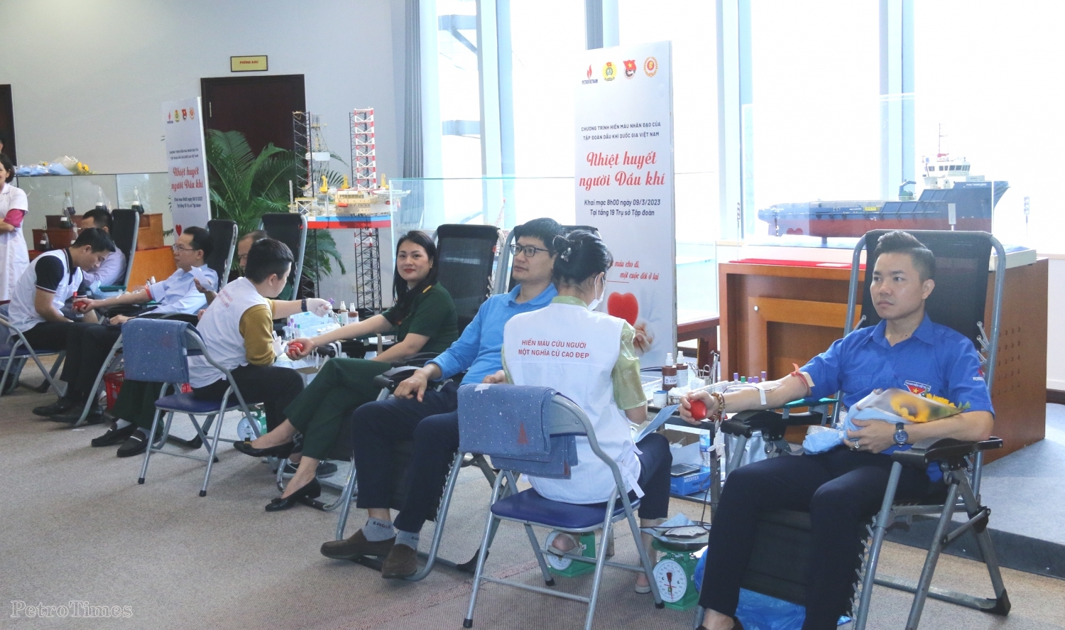 Petrovietnam tổ chức Ngày hội hiến máu “Nhiệt huyết người Dầu khí” năm 2023 Petrovietnam tổ chức Ngày hội hiến máu “Nhiệt huyết người Dầu khí” năm 2023