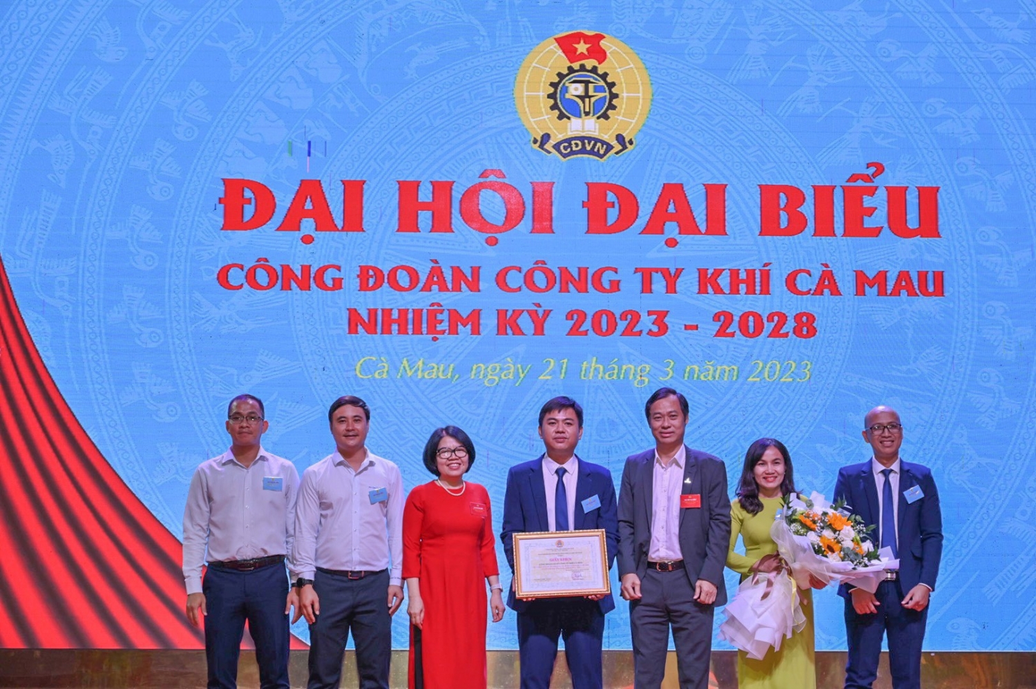 Công đoàn Công ty Khí Cà Mau tổ chức thành công Đại hội đại biểu Công đoàn nhiệm kỳ 2023 - 2028 Công đoàn Công ty Khí Cà Mau tổ chức thành công Đại hội đại biểu Công đoàn nhiệm kỳ 2023 - 2028