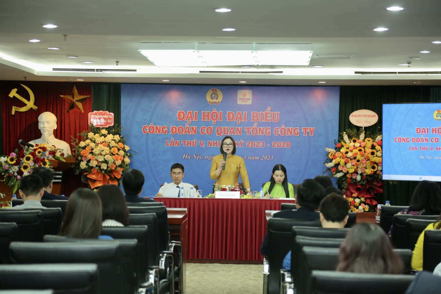 Đại hội Đại biểu Công đoàn Cơ quan Tổng Công ty PV Power lần thứ V, nhiệm kỳ 2023 - 2028 thành công tốt đẹp Đại hội Đại biểu Công đoàn Cơ quan Tổng Công ty PV Power lần thứ V, nhiệm kỳ 2023 - 2028 thành công tốt đẹp
