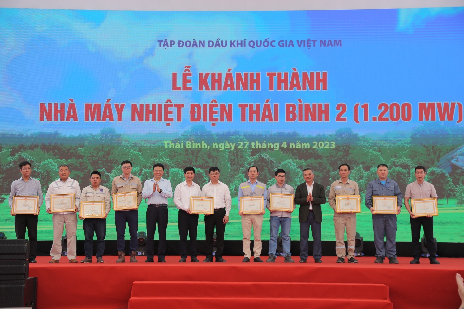Thủ tướng Phạm Minh Chính khánh thành NMNĐ Thái Bình 2 Thủ tướng Phạm Minh Chính khánh thành NMNĐ Thái Bình 2