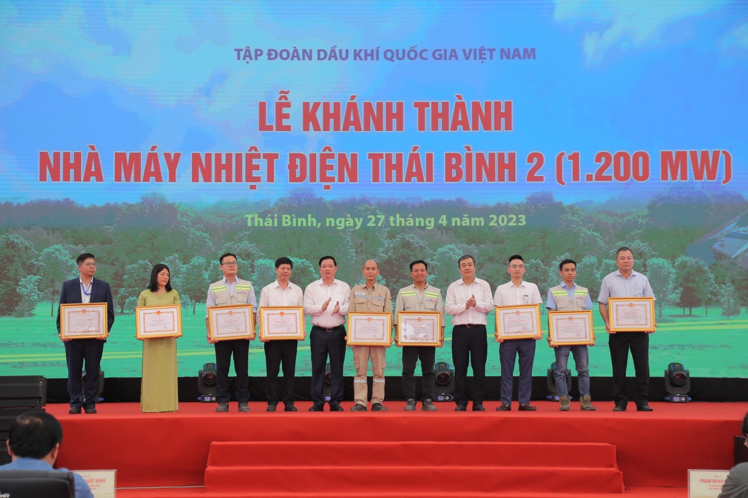 Thủ tướng Phạm Minh Chính khánh thành NMNĐ Thái Bình 2 Thủ tướng Phạm Minh Chính khánh thành NMNĐ Thái Bình 2