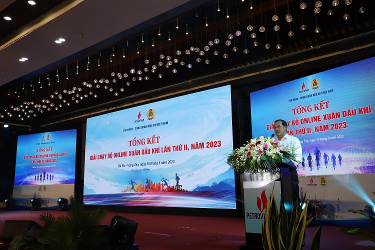 CĐ DKVN tổng kết và trao Giải chạy bộ online Xuân Dầu khí 2023