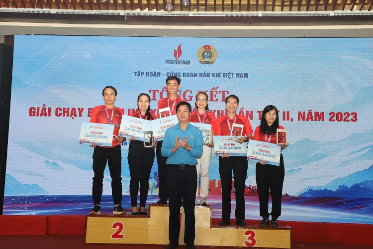 CĐ DKVN tổng kết và trao Giải chạy bộ online Xuân Dầu khí 2023