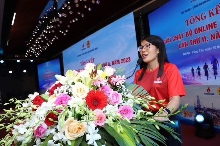 CĐ DKVN tổng kết và trao Giải chạy bộ online Xuân Dầu khí 2023