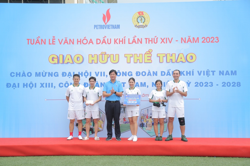 Sôi nổi giải giao hữu thể thao hưởng ứng Tuần lễ Văn hóa Dầu khí lần thứ XIV Sôi nổi giải giao hữu thể thao hưởng ứng Tuần lễ Văn hóa Dầu khí lần thứ XIV
