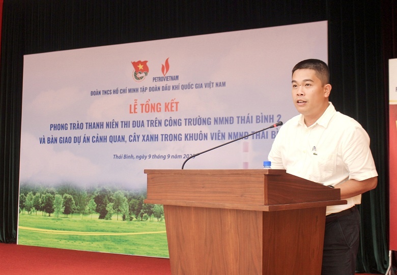 Phong trào thanh niên thi đua trên công trường góp phần làm hồi sinh NMNĐ Thái Bình 2