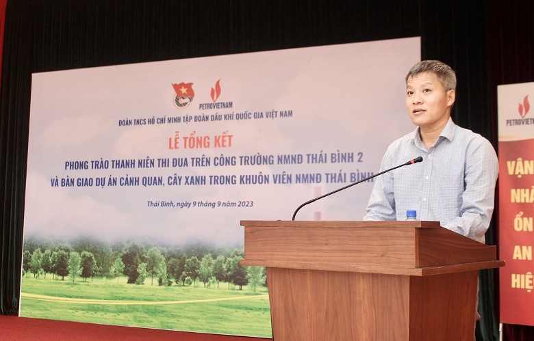 Phong trào thanh niên thi đua trên công trường góp phần làm hồi sinh NMNĐ Thái Bình 2
