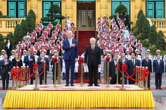 Năng lượng đóng vai trò động lực thúc đẩy tổng thể quan hệ song phương Việt Nam - Hoa Kỳ Năng lượng đóng vai trò động lực thúc đẩy tổng thể quan hệ song phương Việt Nam - Hoa Kỳ
