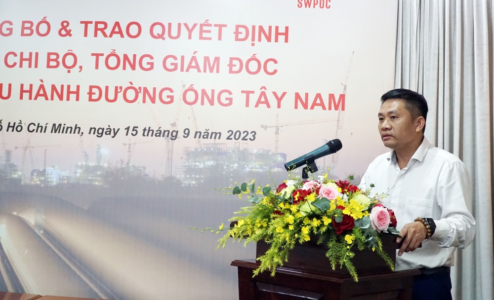 đồng chí Trần Thanh Hải - Bí thư Chi bộ, Tổng Giám đốc SWPOC đồng chí Trần Thanh Hải - Bí thư Chi bộ, Tổng Giám đốc SWPOC