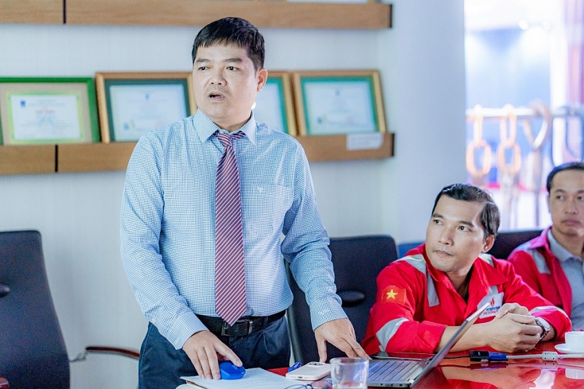 Lãnh đạo Công đoàn DKVN thăm thực tế các sáng kiến của PV Drilling