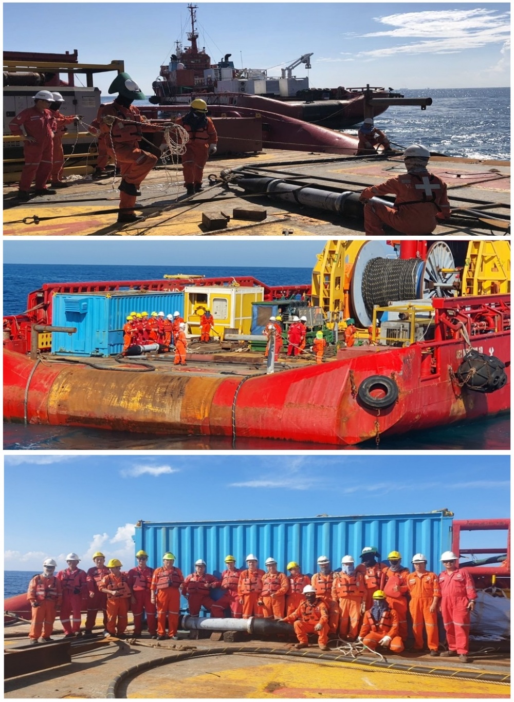 Xí nghiệp Cơ điện Vietsovpetro thực hiện thành công dịch vụ sửa chữa tuyến cáp điện ngầm STV CPP - SVNE Xí nghiệp Cơ điện Vietsovpetro thực hiện thành công dịch vụ sửa chữa tuyến cáp điện ngầm STV CPP - SVNE