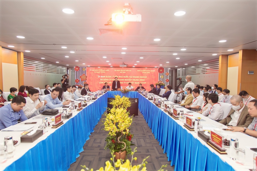 5. Lãnh đạo UBQLVNN và Đảng ủy Khối doanh nghiệp Trung ương làm việc tại Tổng công ty Khí Việt Nam - CTCP (PVGas). 5. Lãnh đạo UBQLVNN và Đảng ủy Khối doanh nghiệp Trung ương làm việc tại Tổng công ty Khí Việt Nam - CTCP (PVGas).
