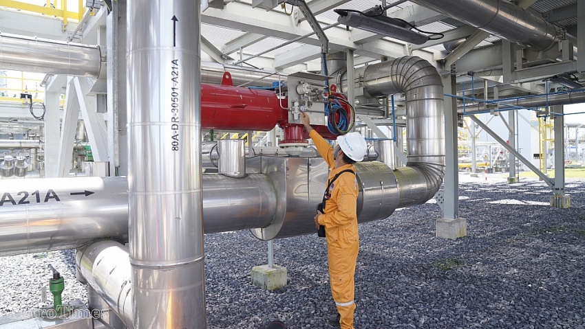 Kho cảng LNG Thị Vải: Vận hành an toàn, sẵn sàng chạy tối đa công suất thiết kế Kho cảng LNG Thị Vải: Vận hành an toàn, sẵn sàng chạy tối đa công suất thiết kế