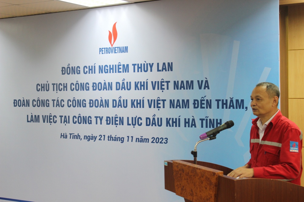 Công đoàn Dầu khí Việt Nam làm việc tại Nhà máy Nhiệt điện Vũng Áng 1 Công đoàn Dầu khí Việt Nam làm việc tại Nhà máy Nhiệt điện Vũng Áng 1