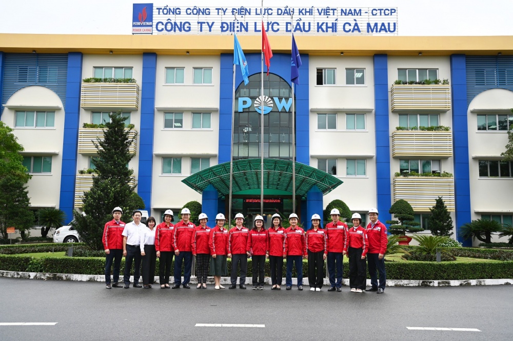 Công đoàn Dầu khí Việt Nam làm việc tại Nhà máy điện Cà Mau 1&2 Công đoàn Dầu khí Việt Nam làm việc tại Nhà máy điện Cà Mau 1&2