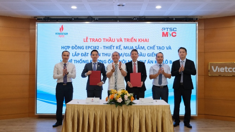 Dự án khí Lô B: PTSC M&C được trao thầu và triển khai Gói thầu EPCI#2