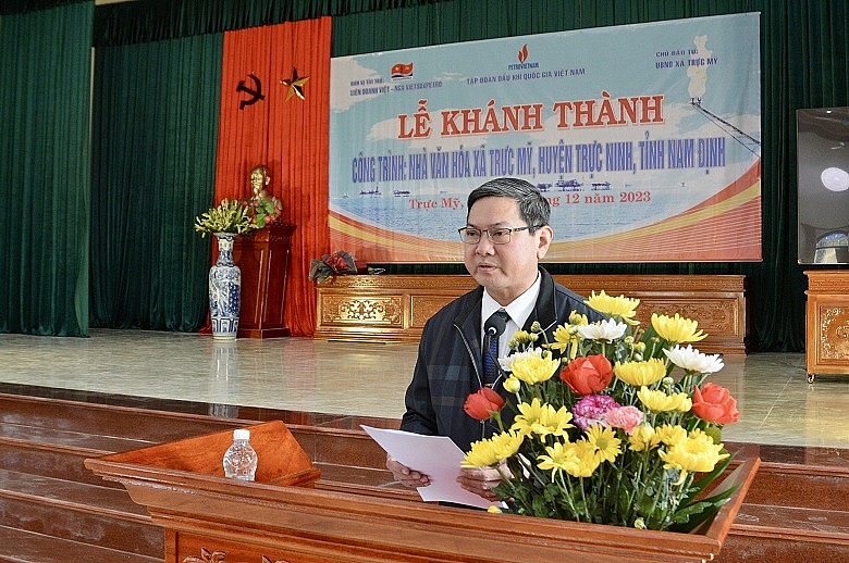 Khánh thành Nhà văn hóa xã Trực Mỹ, tỉnh Nam Định do Petrovietnam/Vietsovpetro tài trợ 9 tỷ đồng Khánh thành Nhà văn hóa xã Trực Mỹ, tỉnh Nam Định do Petrovietnam/Vietsovpetro tài trợ 9 tỷ đồng