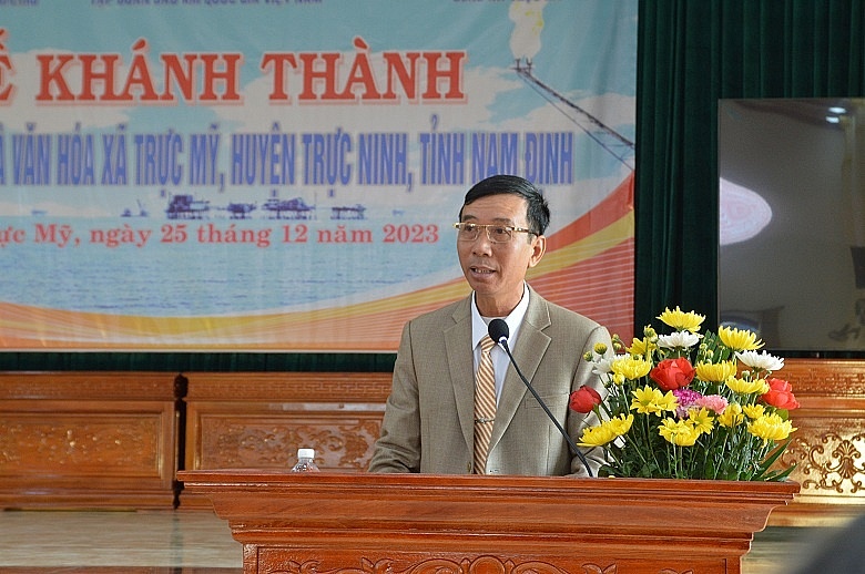 Khánh thành Nhà văn hóa xã Trực Mỹ, tỉnh Nam Định do Petrovietnam/Vietsovpetro tài trợ 9 tỷ đồng Khánh thành Nhà văn hóa xã Trực Mỹ, tỉnh Nam Định do Petrovietnam/Vietsovpetro tài trợ 9 tỷ đồng